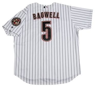 2001 Jeff Bagwell Game Used Houston Astros Home Jersey